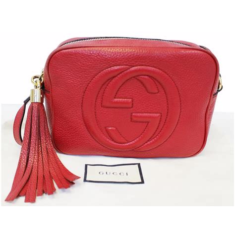 gucci red soho disco bag|gucci soho disco bag review.